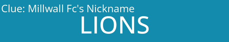 Millwall Fc's Nickname