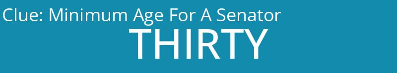 Minimum Age For A Senator