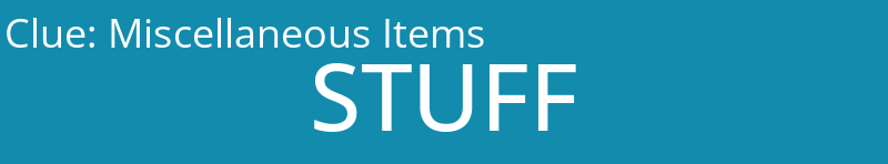 Miscellaneous Items
