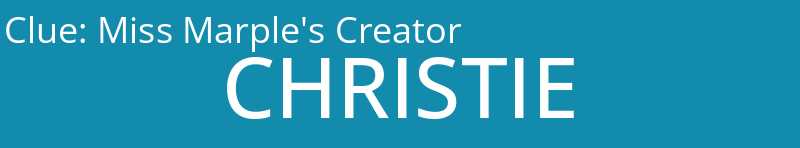 Miss Marple's Creator