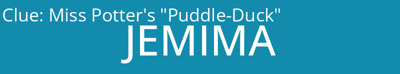 Miss Potter's "Puddle-Duck"