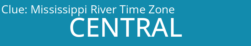Mississippi River Time Zone