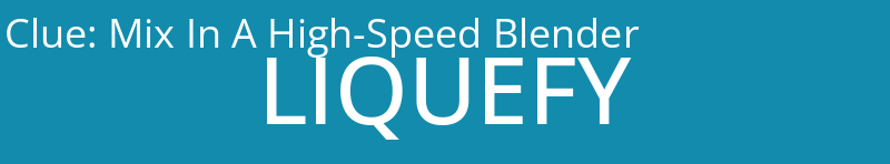 Mix In A High-Speed Blender