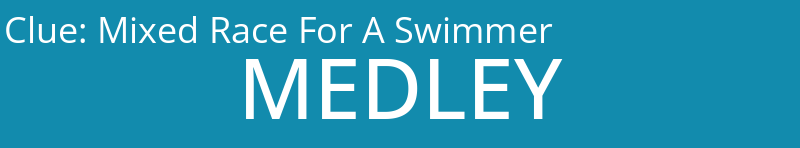 Mixed Race For A Swimmer