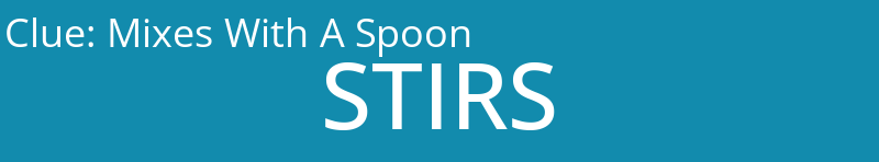 Mixes With A Spoon
