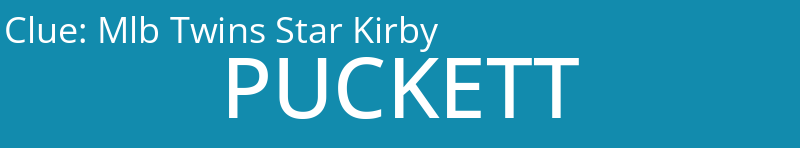 Mlb Twins Star Kirby
