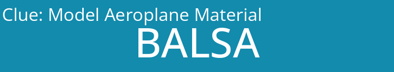 Model Aeroplane Material
