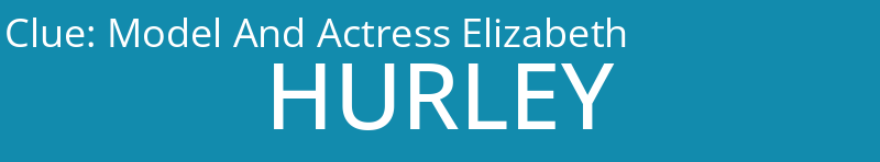 Model And Actress Elizabeth