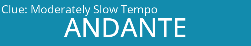 Moderately Slow Tempo