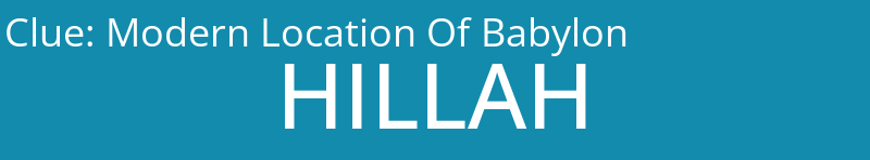 Modern Location Of Babylon