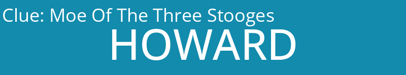 Moe Of The Three Stooges