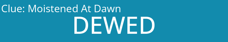 Moistened At Dawn