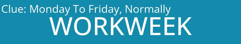 Monday To Friday, Normally