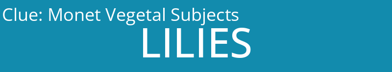 Monet Vegetal Subjects