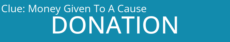 Money Given To A Cause