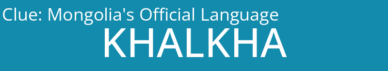 Mongolia's Official Language