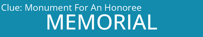 Monument For An Honoree