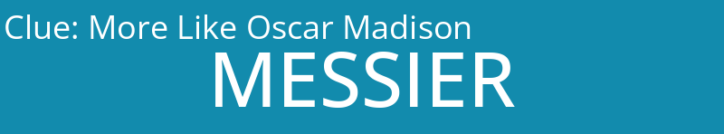 More Like Oscar Madison