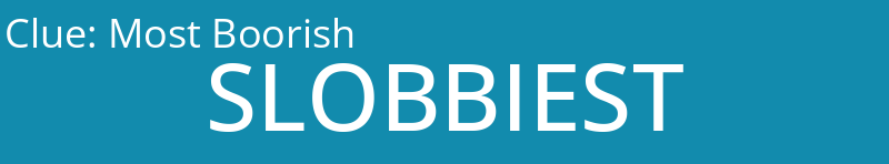 Most Boorish