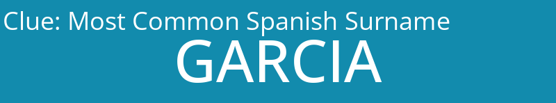 Most Common Spanish Surname