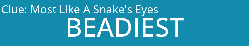 Most Like A Snake's Eyes