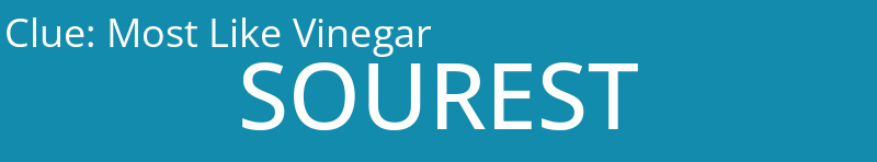Most Like Vinegar