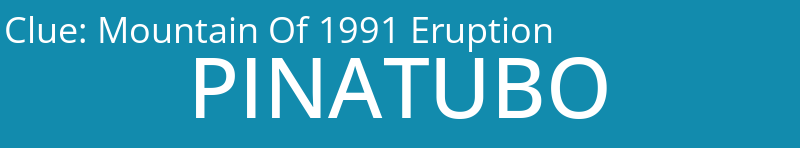 Mountain Of 1991 Eruption