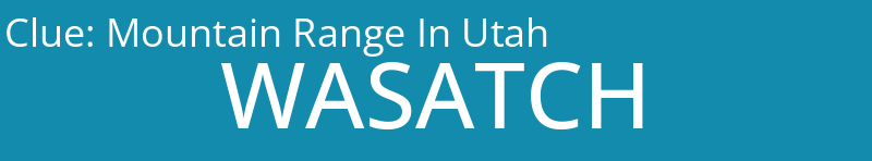 Mountain Range In Utah