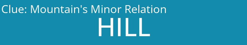 Mountain's Minor Relation