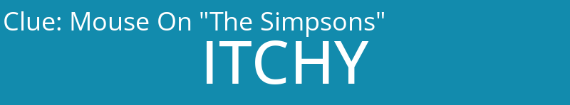 Mouse On "The Simpsons"