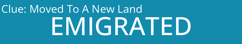 Moved To A New Land