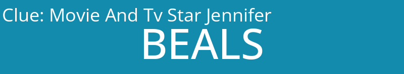 Movie And Tv Star Jennifer