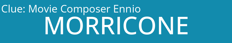 Movie Composer Ennio