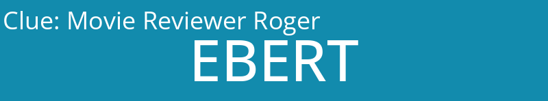 Movie Reviewer Roger