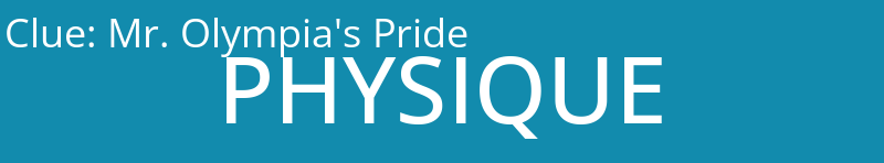 Mr. Olympia's Pride