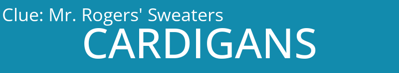 Mr. Rogers' Sweaters