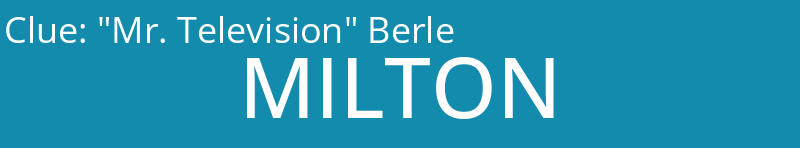 "Mr. Television" Berle
