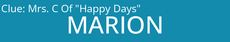 Mrs. C Of "Happy Days"