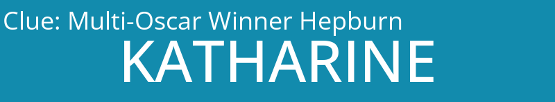 Multi-Oscar Winner Hepburn