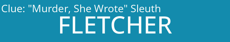"Murder, She Wrote" Sleuth