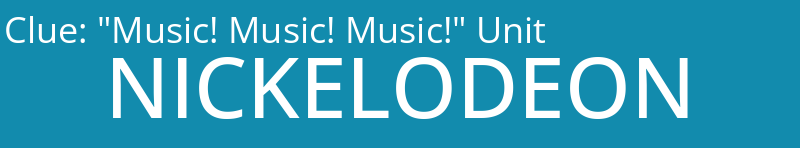 "Music! Music! Music!" Unit