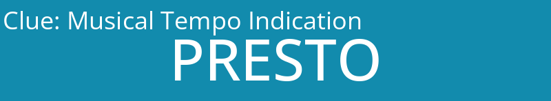 Musical Tempo Indication