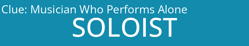 Musician Who Performs Alone