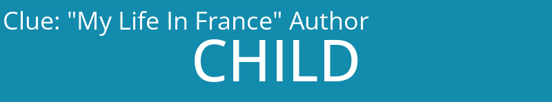 "My Life In France" Author