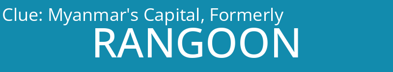 Myanmar's Capital, Formerly