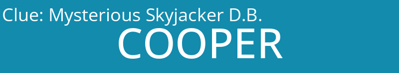 Mysterious Skyjacker D.B.