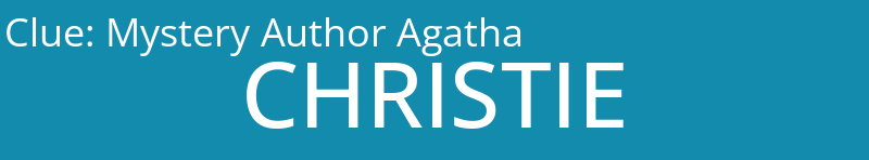 Mystery Author Agatha