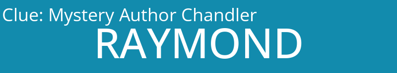 Mystery Author Chandler