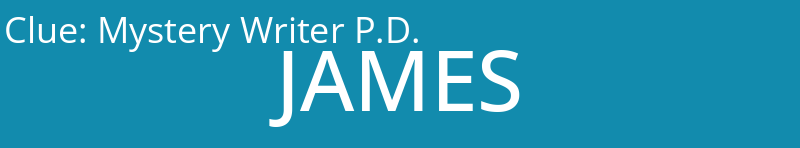 Mystery Writer P.D.