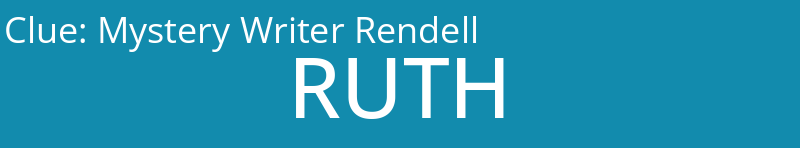 Mystery Writer Rendell